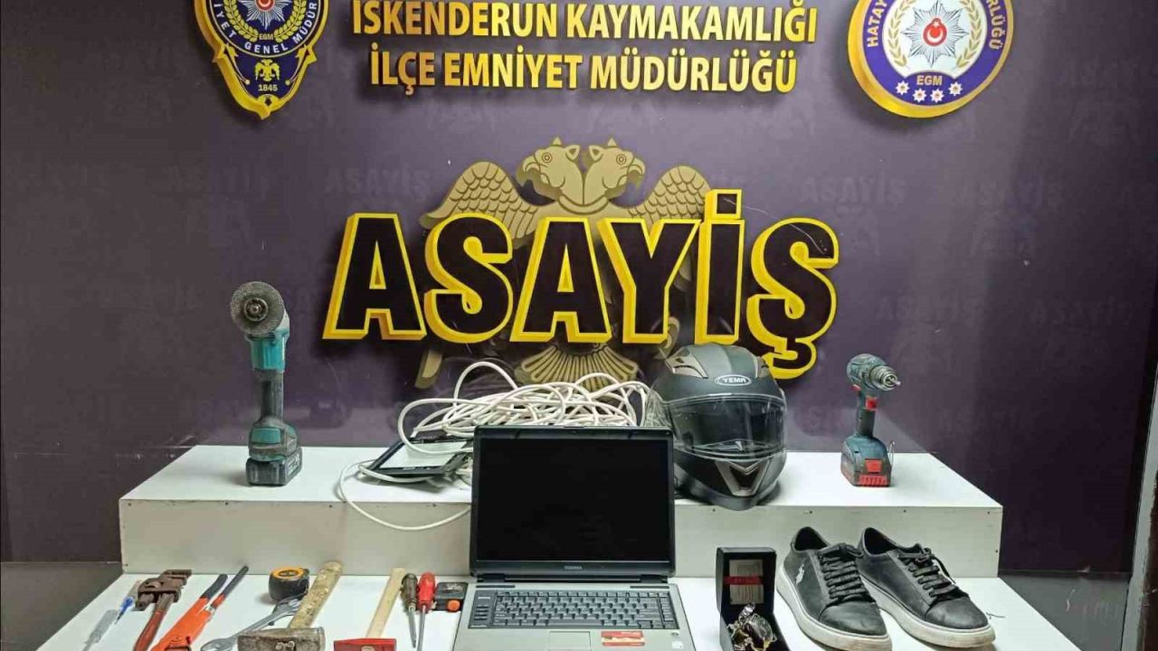 İskenderun’da hırsızlık yapan 4 şahıs tutuklandı