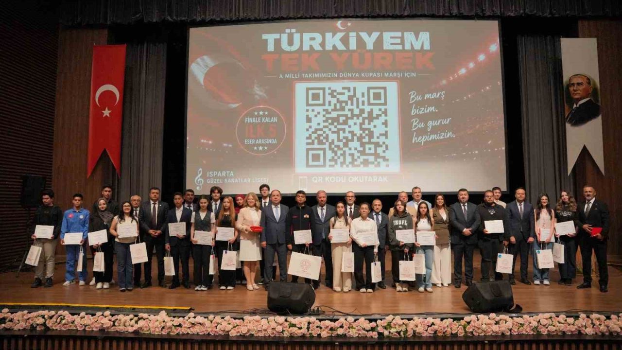 Isparta’da "Hayalimdeki Ben" CV Yarışması’nın kazananları ödüllendirildi
