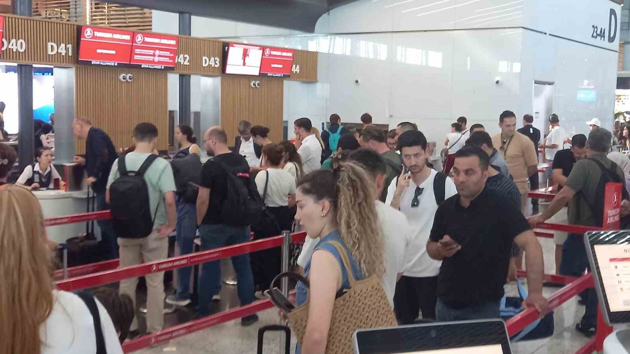 İstanbul Havalimanı’nda yaz tatili yoğunluğu