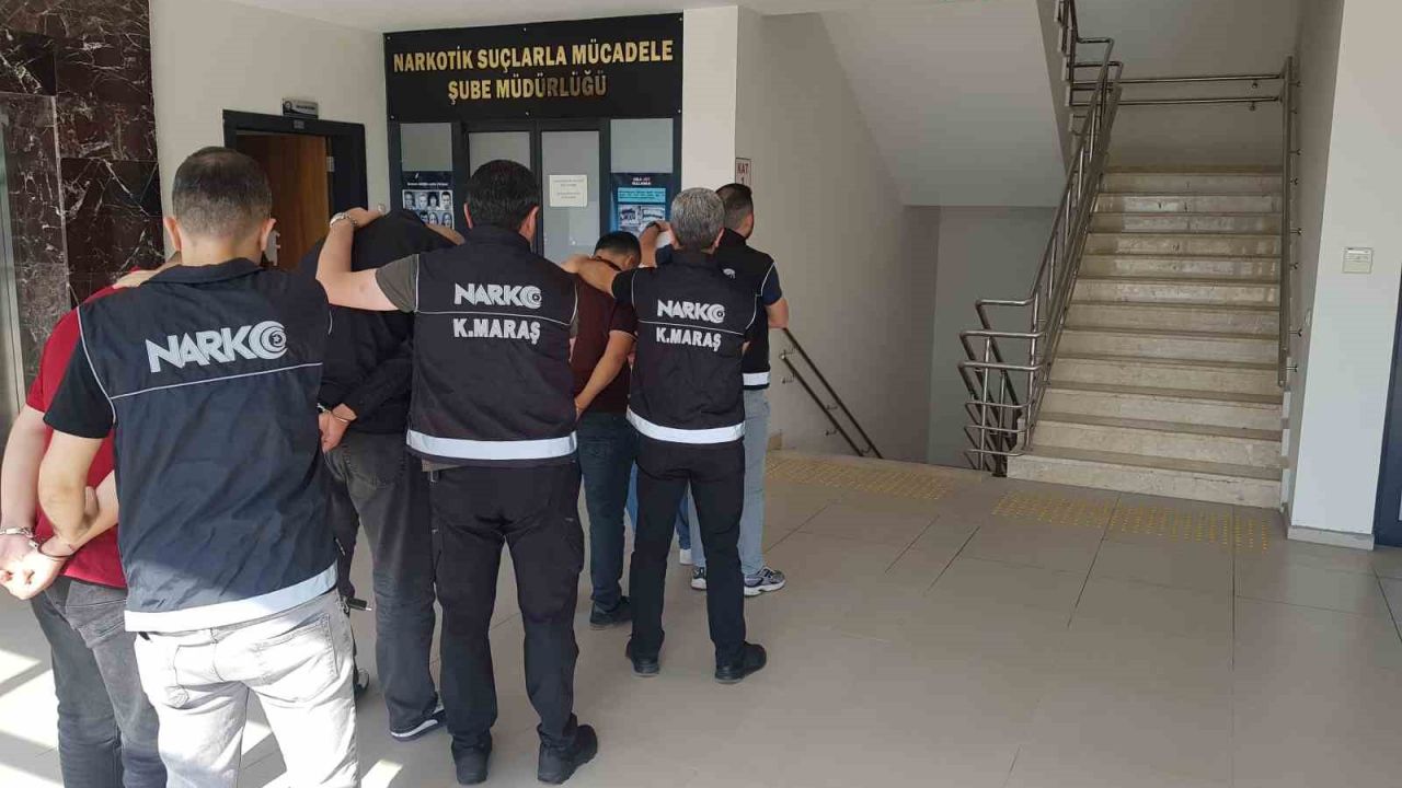 Kahramanmaraş’ta 21 milyon liralık uyuşturucu operasyonu