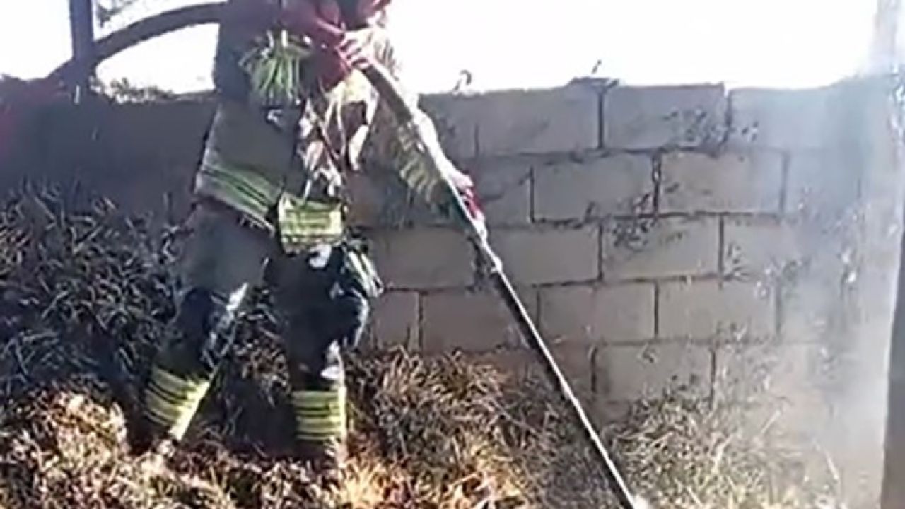 Kahramanmaraş’ta ahır yangını korkuttu