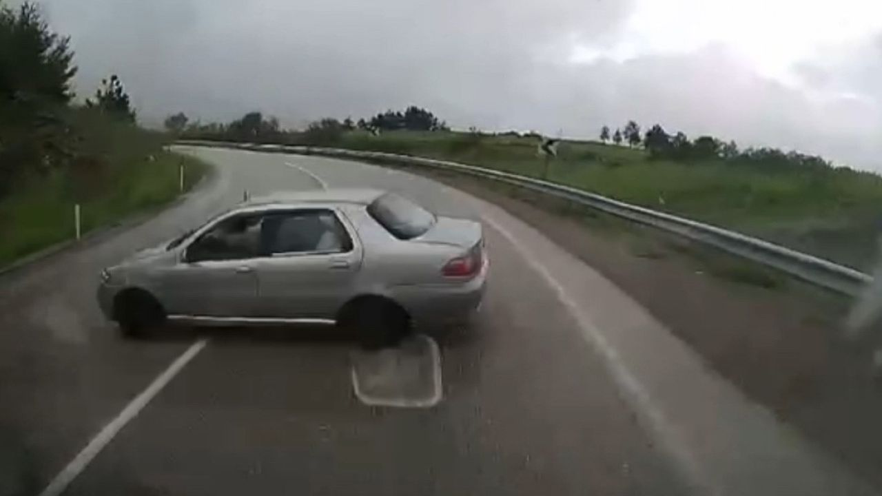 Karabük’te 6 kişinin yaralandığı kazanın görüntüsü ortaya çıktı