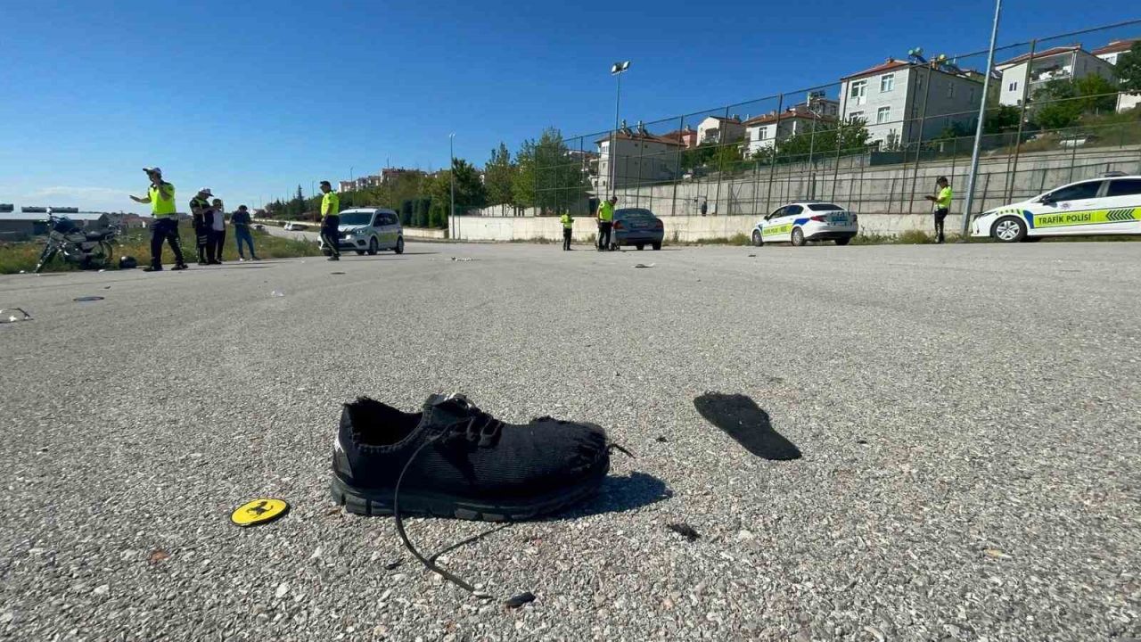 Karaman’da otomobille motosiklet çarpıştı: 1 ölü