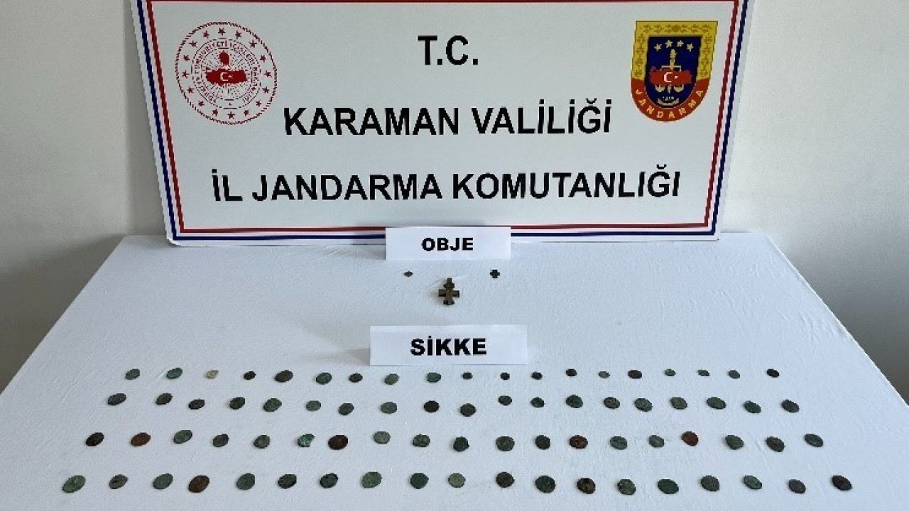 Karaman’da tarihi eser ele geçirildi: 7 tutuklama