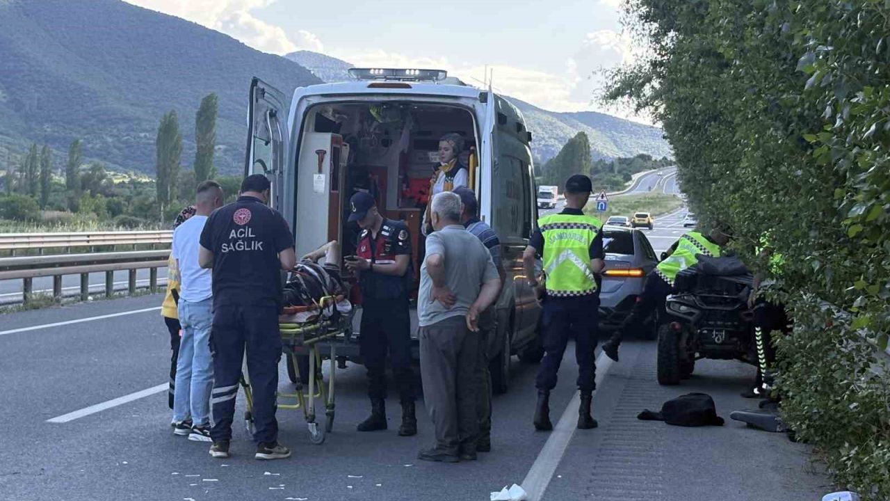 Kastamonu’da ATV kazası: 1 yaralı