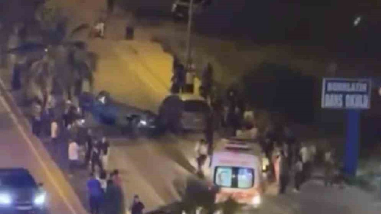 Kaza yapan araçtaki 3 kişi kaçtı, kısa sürede polise yakalandı
