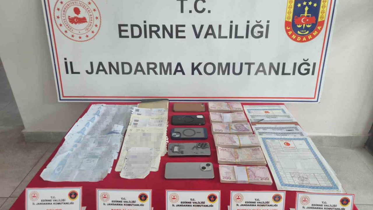 Keşan’da 6 şüpheli "tefecilik" iddiasıyla gözaltına alındı