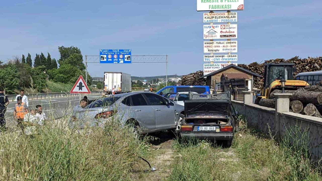 Keşan’daki trafik kazasında 2 kişi yaralandı