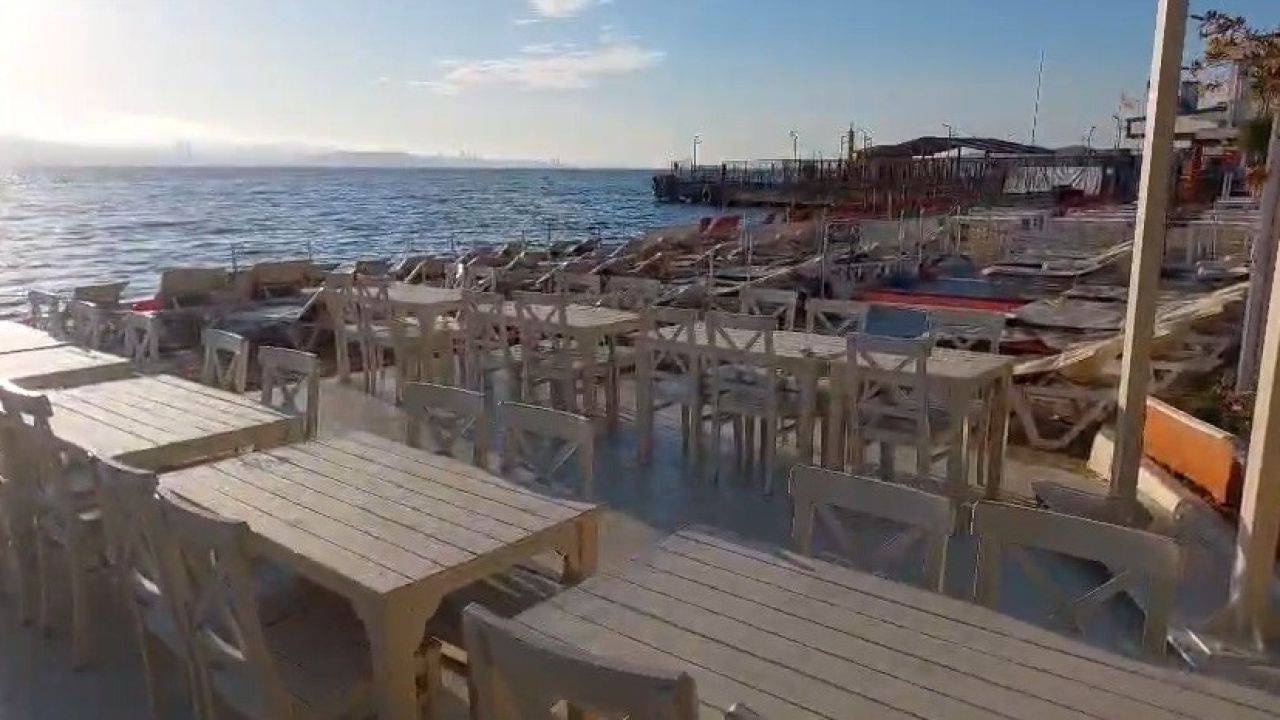 Kınalıada’da kıyı işgali gerginliği: Resmi uyarılara rağmen masa ve sandalyeler yeniden konuldu