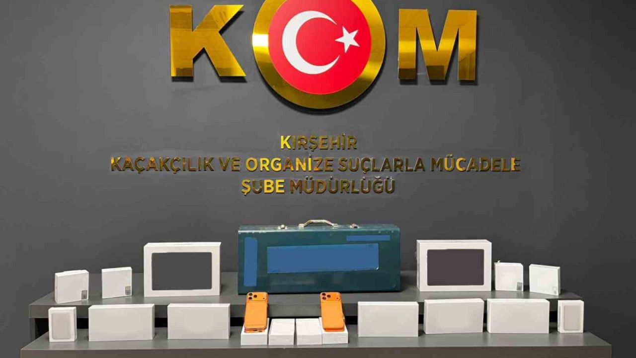 Kırşehir’de çok sayıda kaçak ürün yakalandı