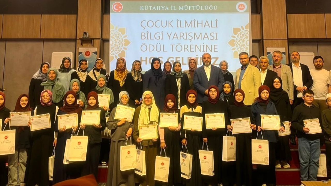 Kütahya’da ’Çocuk İlmihali Bilgi Yarışması’ tamamlandı