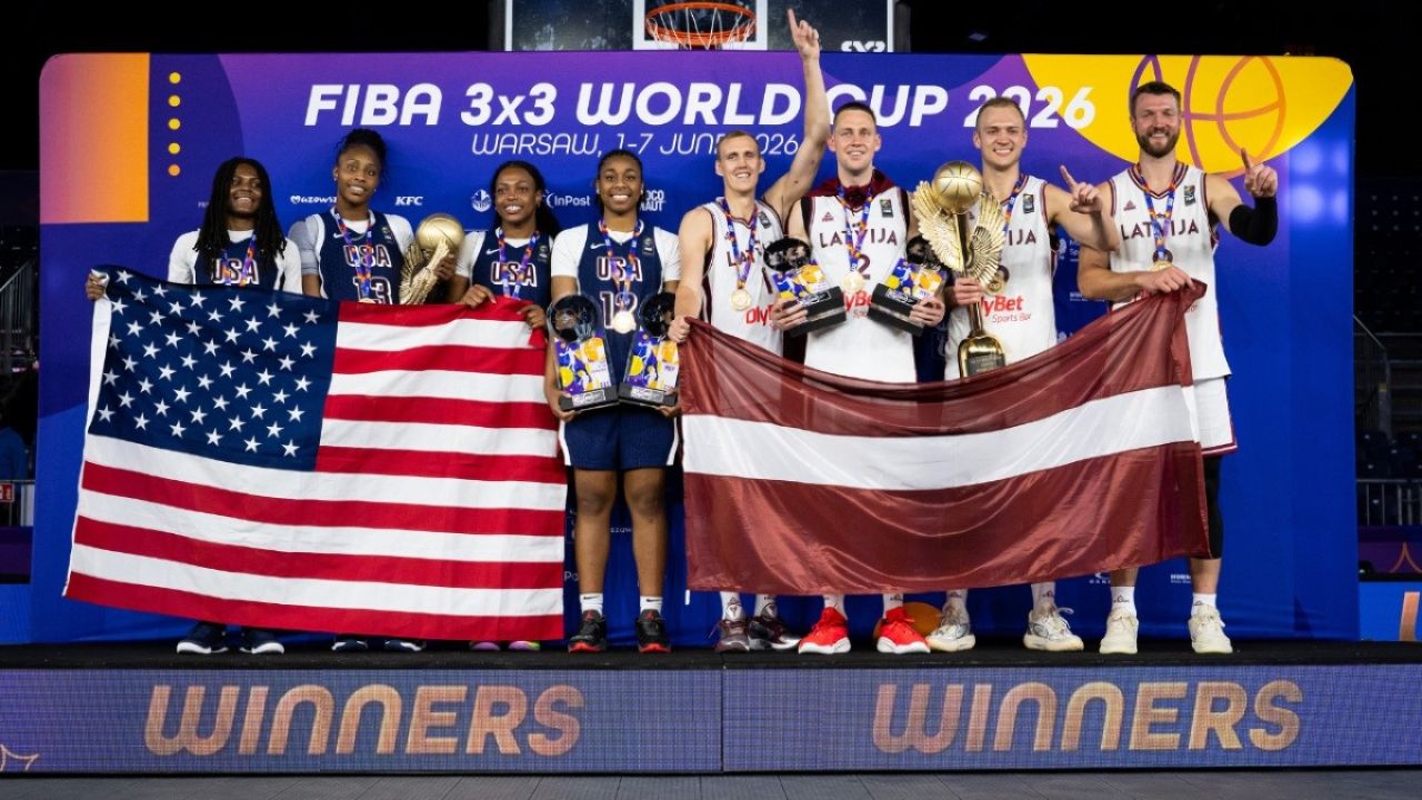 Letonya ve ABD, FIBA 3x3 Dünya Kupası 2026’da şampiyon oldu