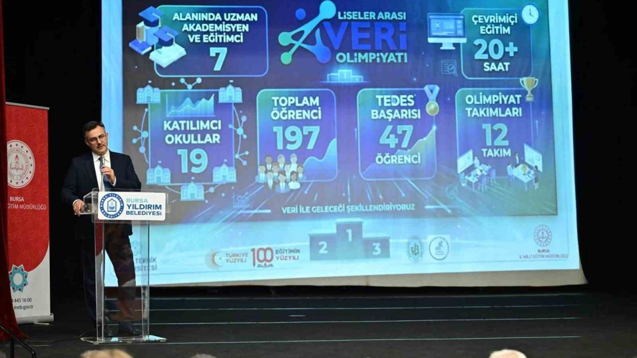 Liselerarası Veri Olimpiyatı’nın ödül töreni gerçekleştirildi