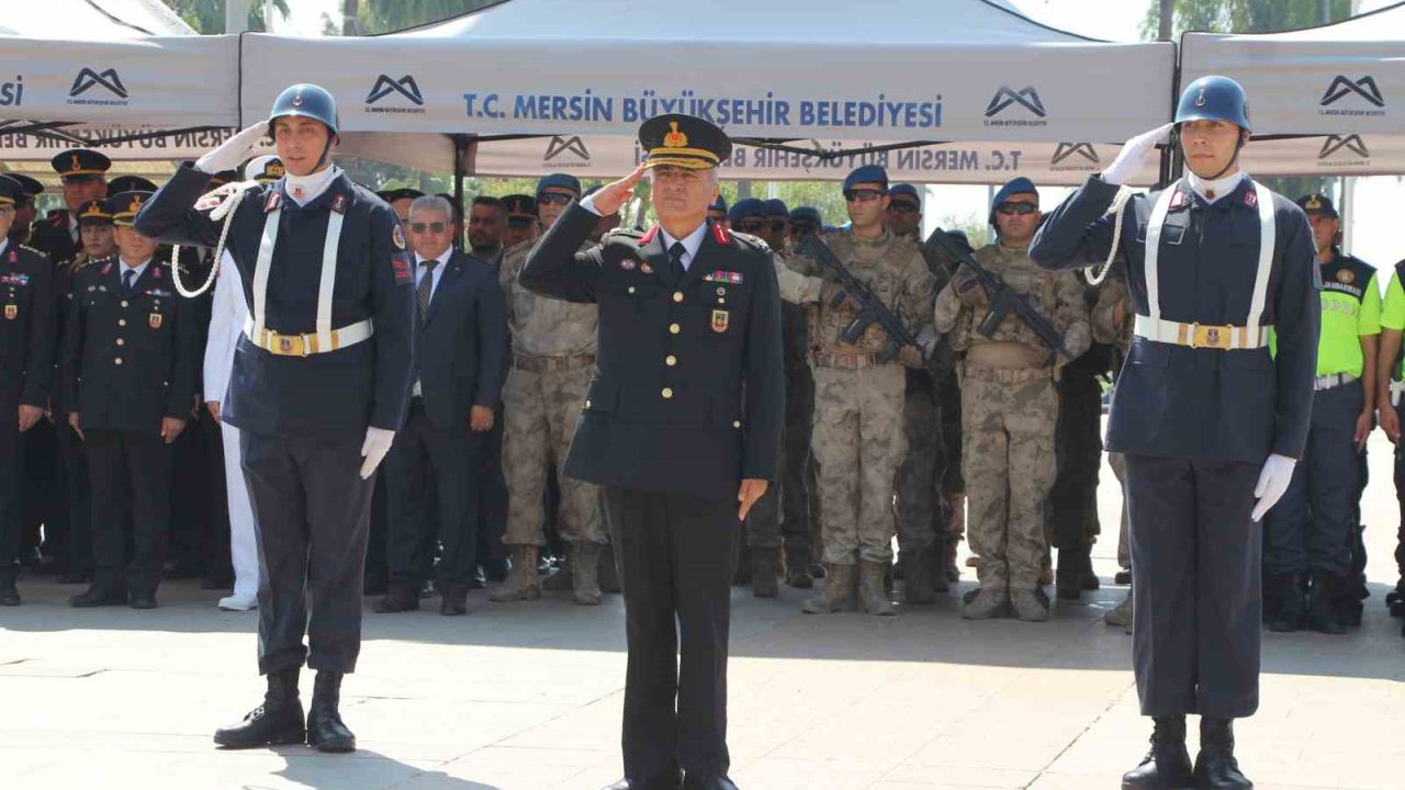 Mersin’de Jandarma Teşkilatı’nın 187. kuruluş yıl dönümü kutlandı