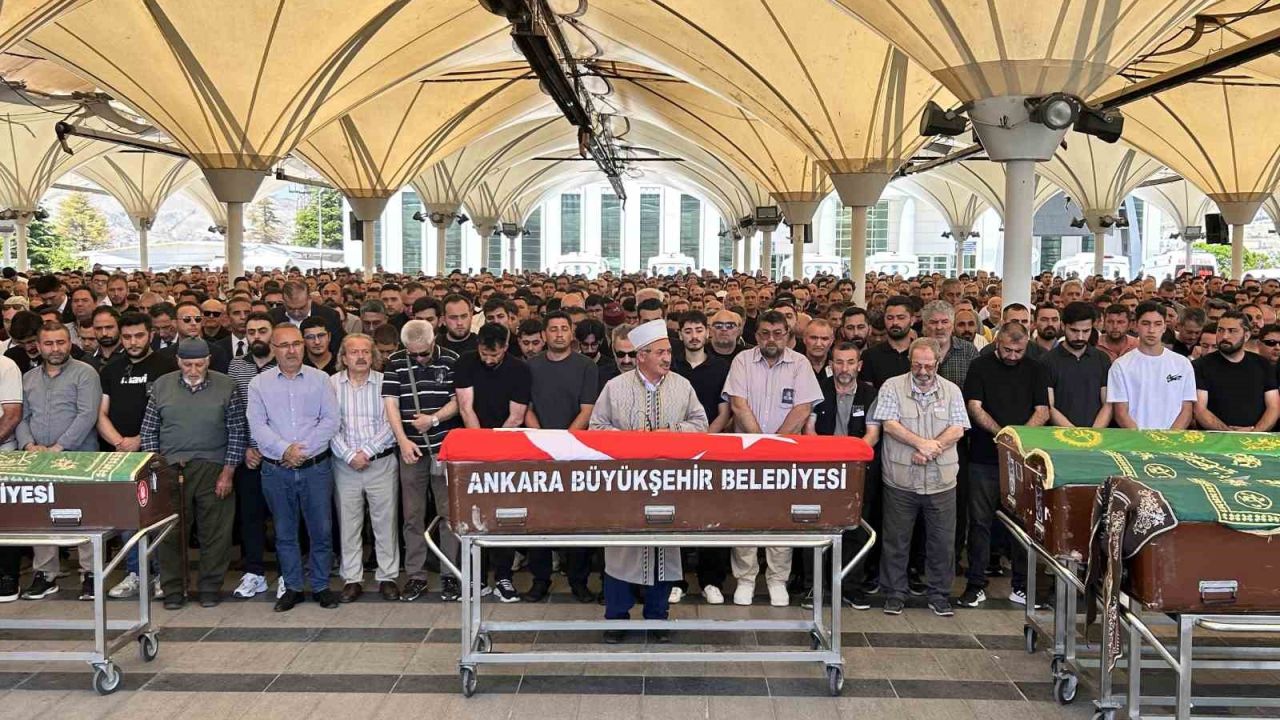 Mühimmat sahasındaki patlamada hayatını kaybeden işçi Ankara’da toprağa verildi