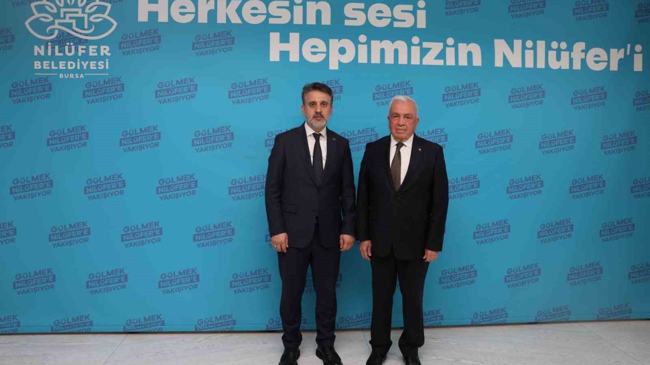 Nilüfer Belediye Başkanı Özdemir, Bursa Büyükşehir Belediye Başkan Vekili Biba’yı ağırladı