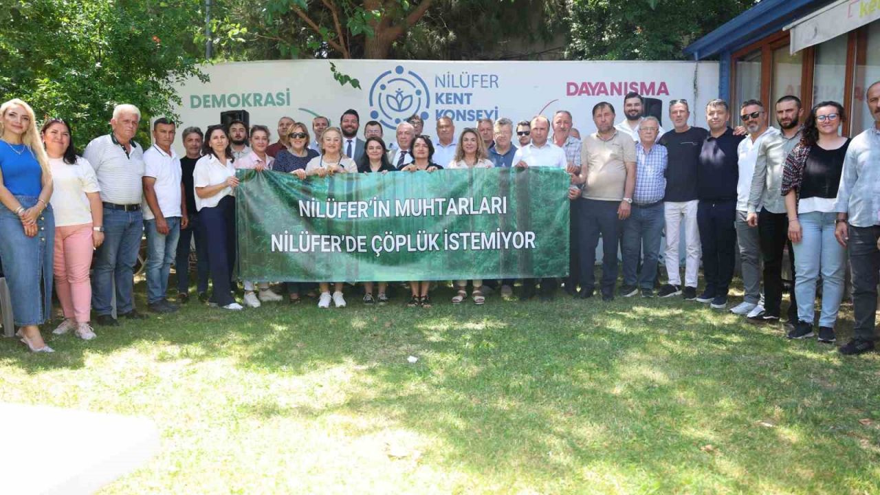 Nilüfer’de katı atık tesisine karşı tek ses: "Çöplük istemiyoruz"