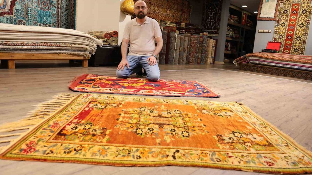 O kadar kıymetli ki, yere serilmiyor