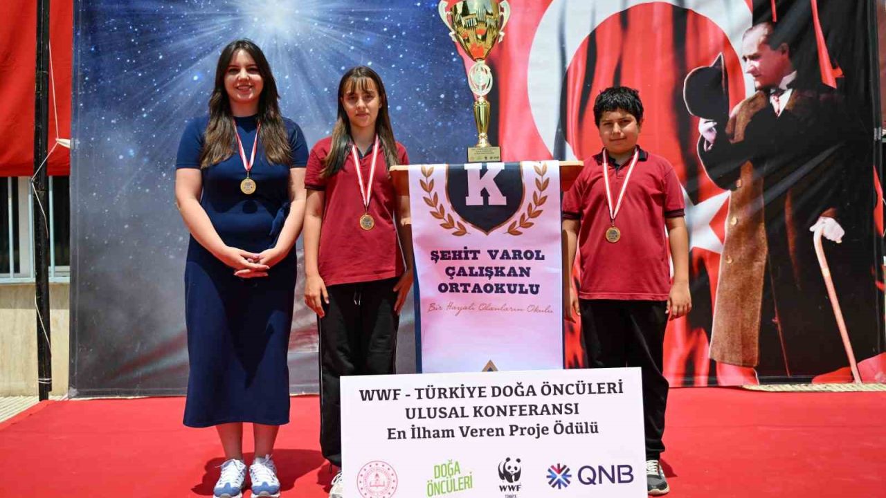 Öğrencilerden ödül getiren proje