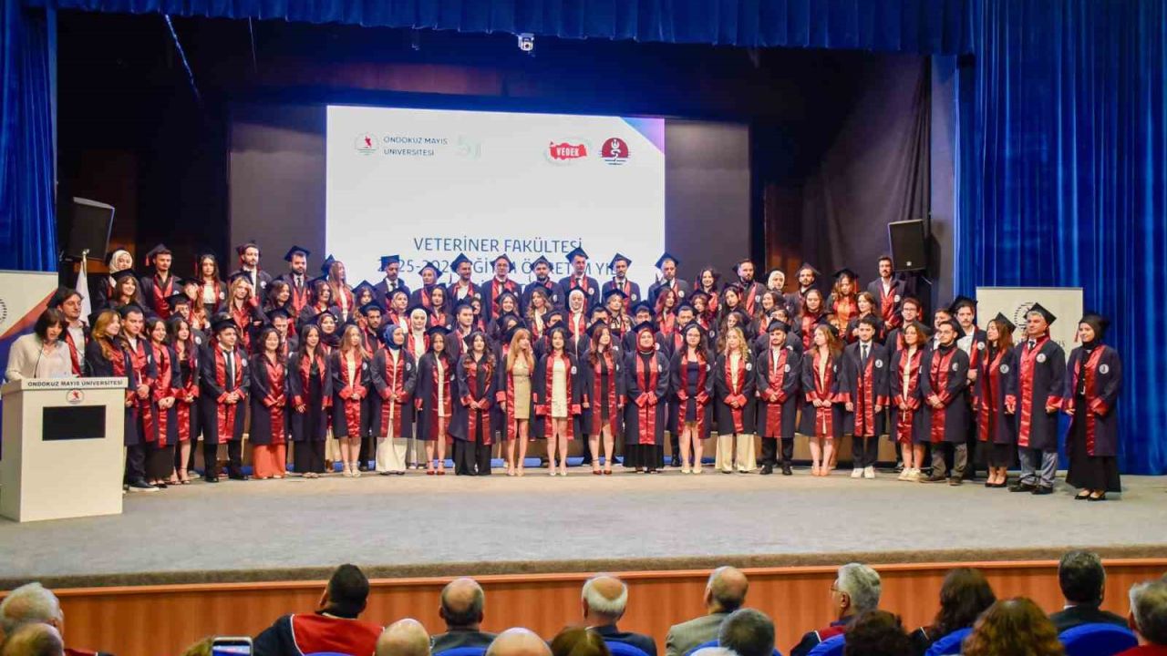 OMÜ’de 2026’nın ilk mezunları Veteriner Fakültesi’nden
