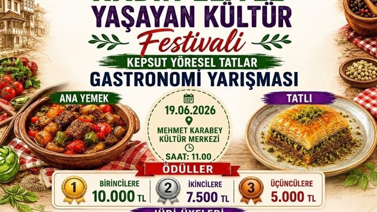 Önce tatlar, sonra yöresel kıyafetler yarışacak