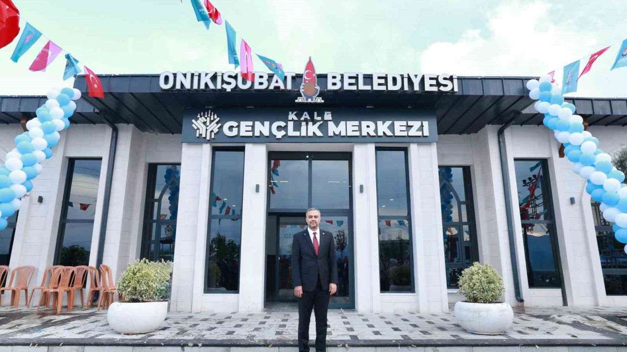 Onikişubat Belediyesi’nin Kale Gençlik Merkezi hizmete açıldı
