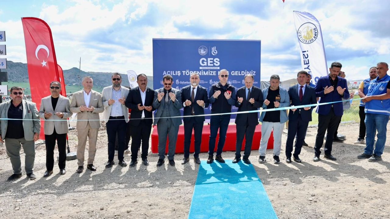 Özbelsan Güneş Enerji Santrali hizmete açıldı