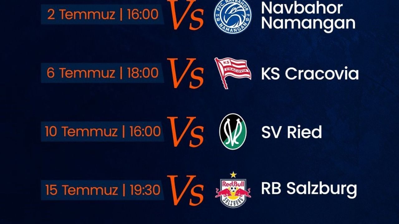 RAMS Başakşehir’in hazırlık maçları programı belli oldu