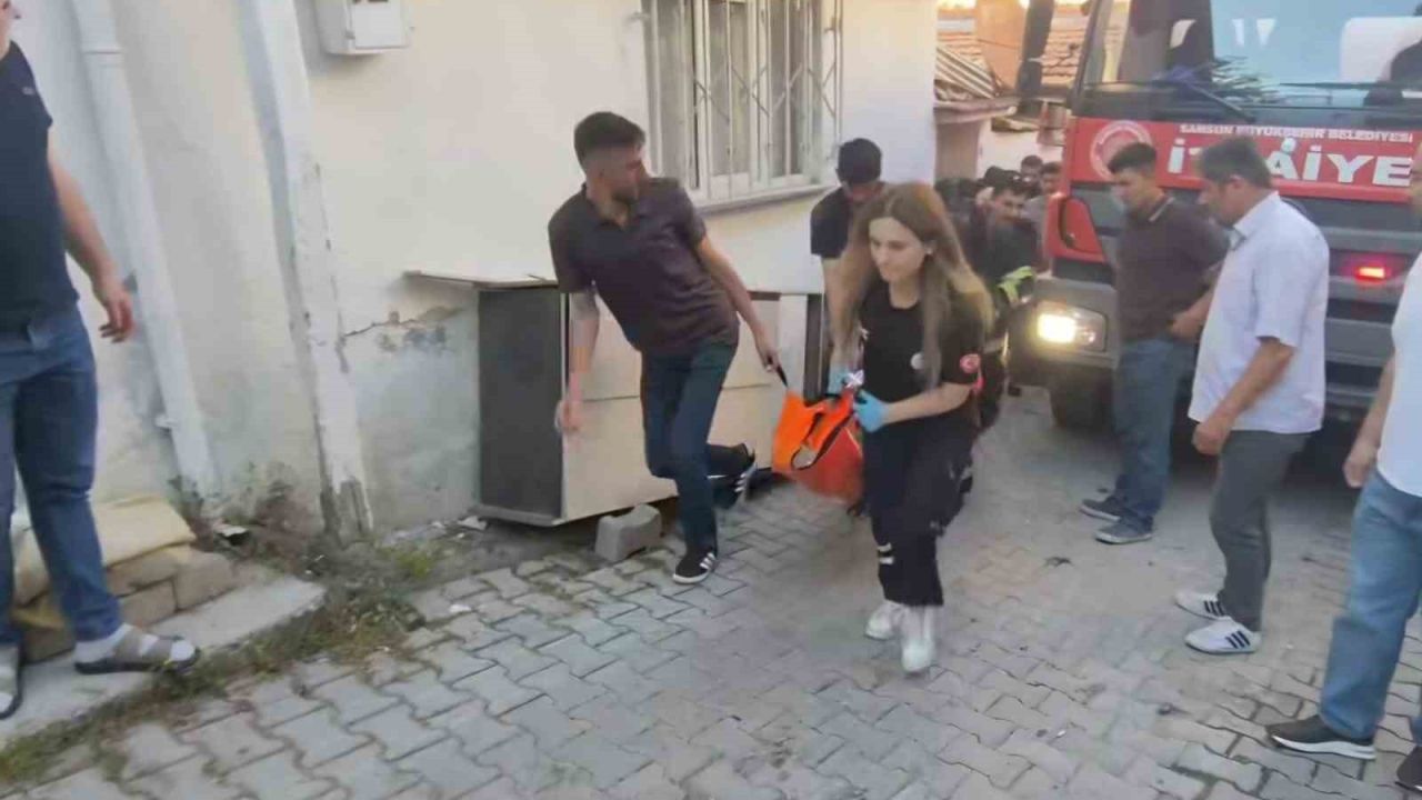 Samsun Vezirköprü’de ev yangını: 1 ağır yaralı