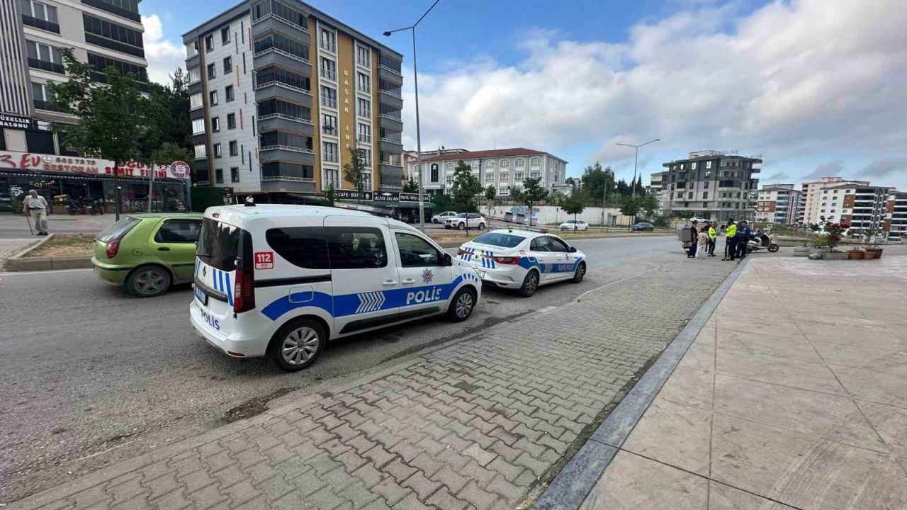 Samsun’da motosiklet kazası: 1 yaralı