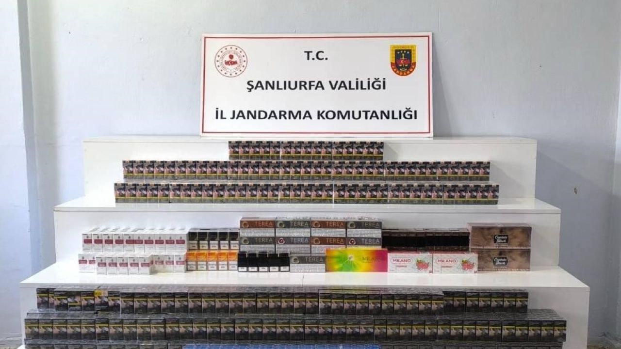 Şanlıurfa’da kaçak tütün ve sigara operasyonu: 20 şüpheliye işlem