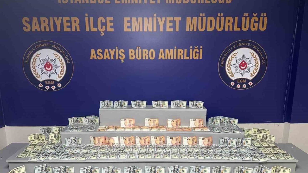 Sarıyer’de bir AVM’de 1 milyon TL’lik sahte dolar bozdurmaya çalışan şahıs yakalandı