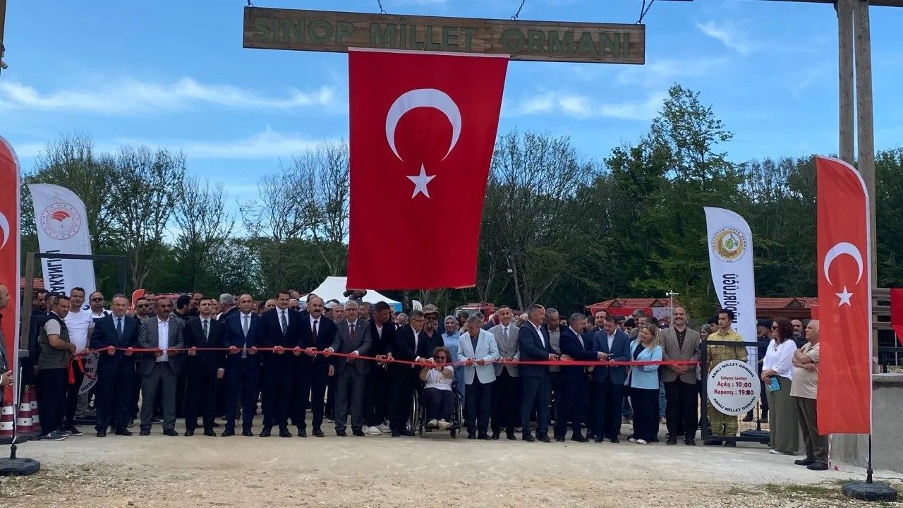 Sinop Millet Ormanı hizmete açıldı