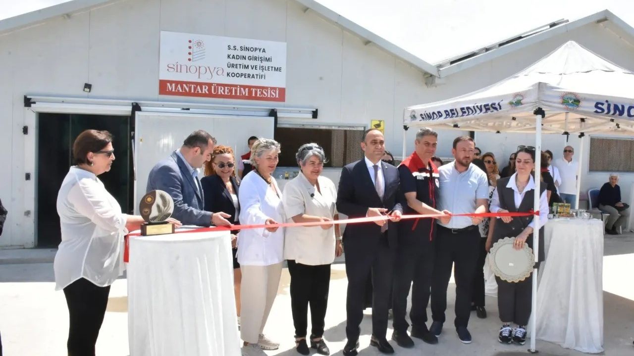 Sinop’ta istiridye mantarı ve dikey tarım tesisi açıldı