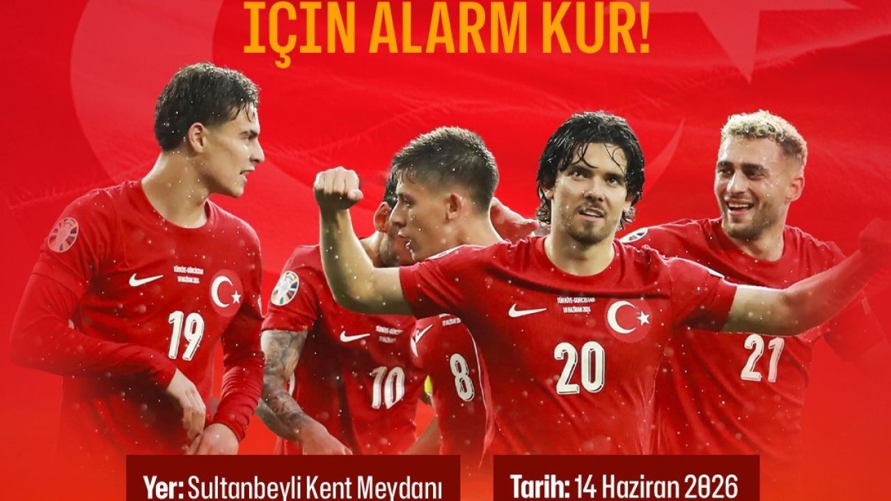 Sultanbeyli’de milli maç heyecanı sabah namazıyla başlayacak