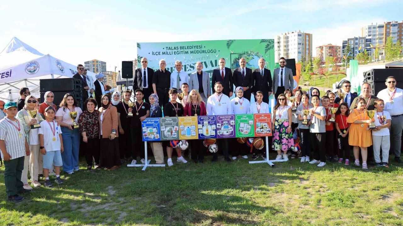 Talas’ta çevre bilinci sanatla buluştu, öğrenciler ödüllerine kavuştu