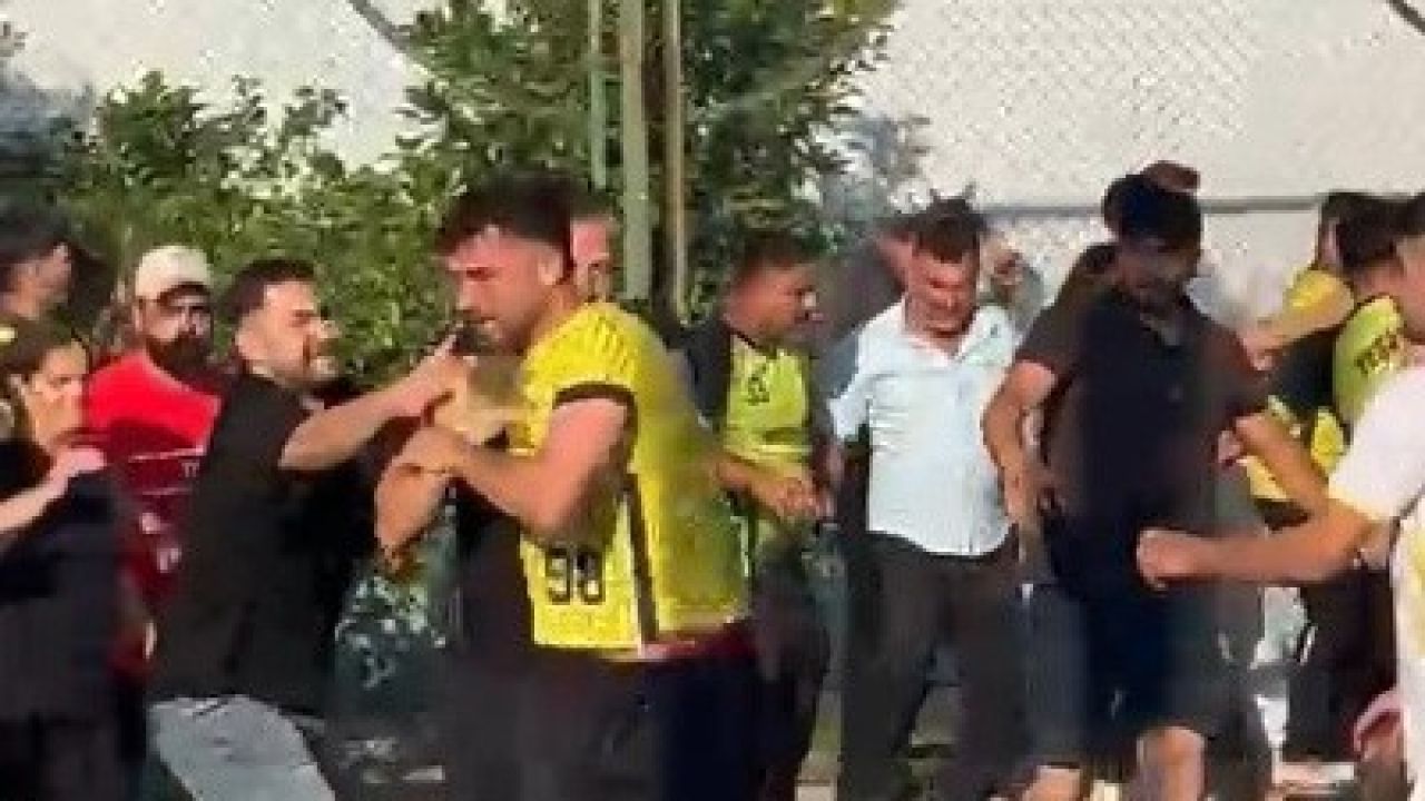 Tarsus’ta köyler arası futbol turnuvasında maç sonu kavgası