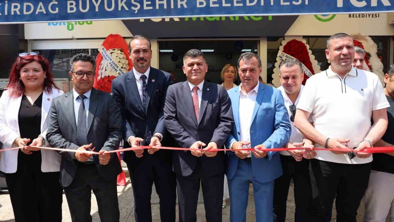 Tek market Muratlı’da hizmete açıldı