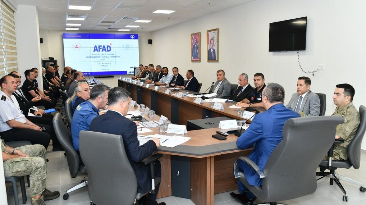 Tekirdağ’da afetlere karşı güç birliği: TAMP Koordinasyon Kurulu toplandı