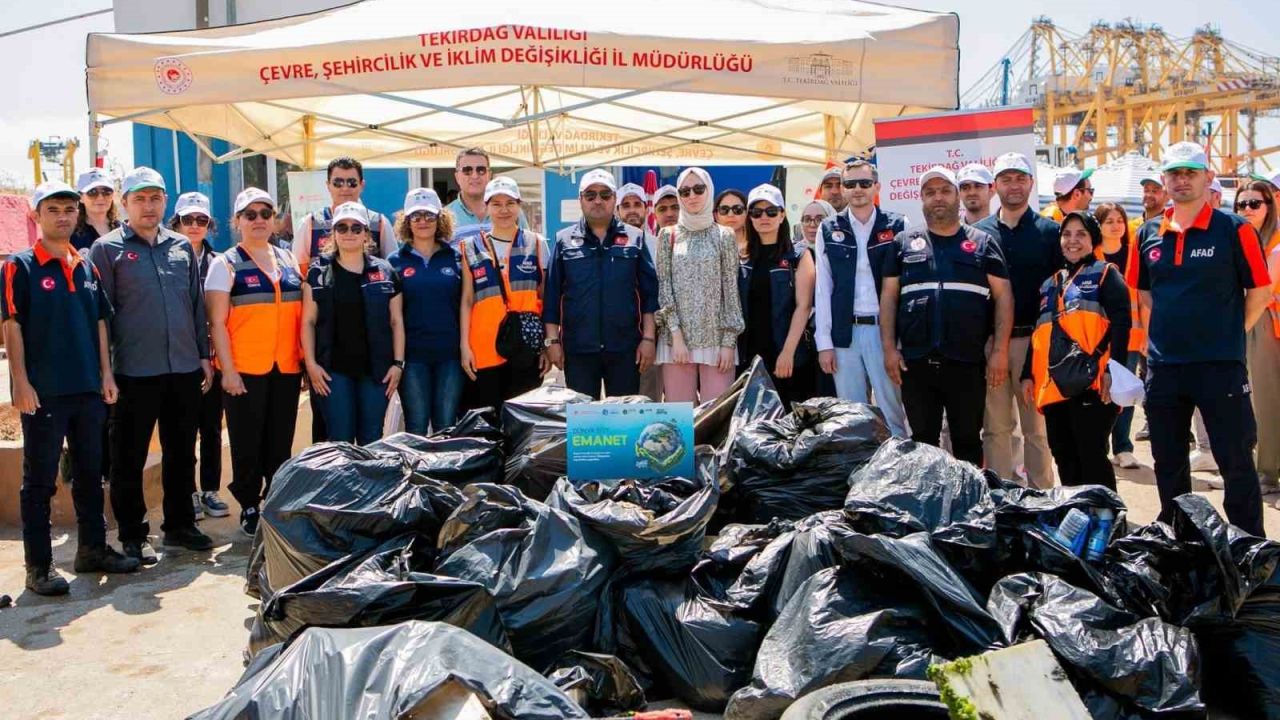 Tekirdağ’da deniz dibi temizliği yapıldı
