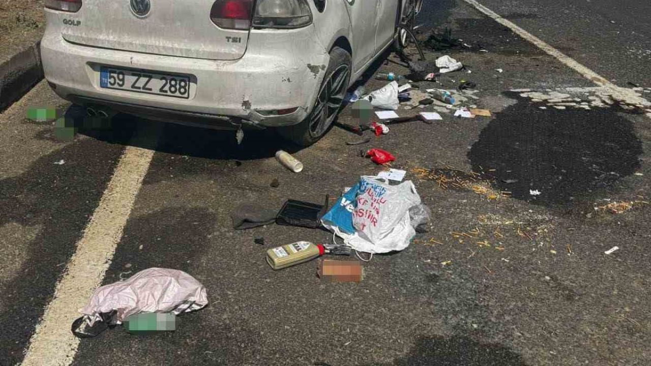 Tekirdağ’da feci kaza: Düğün hazırlığındaki çift yaralandı