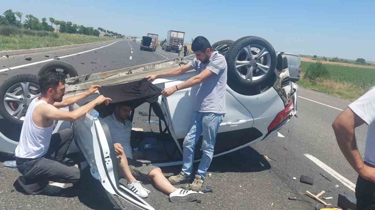 Tekirdağ’da trafik kazası: 3 yaralı