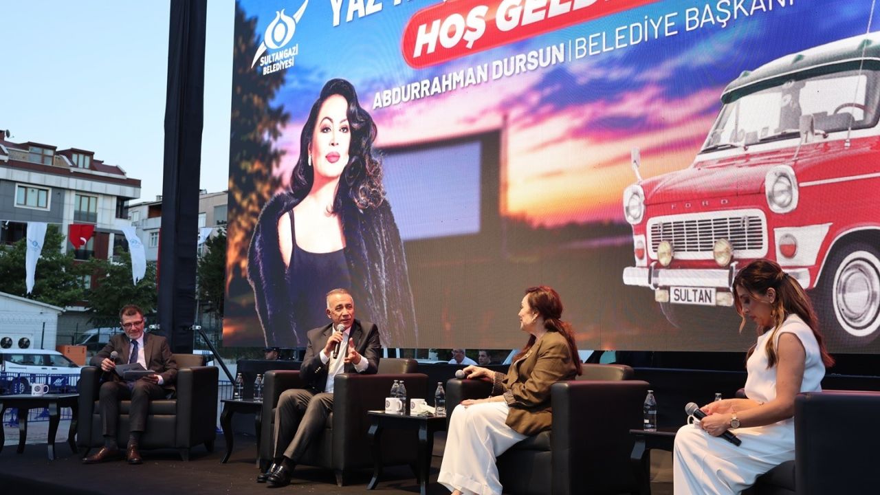 Türkan Şoray, Sultangazililerle unutulmaz bir yaz akşamında buluştu