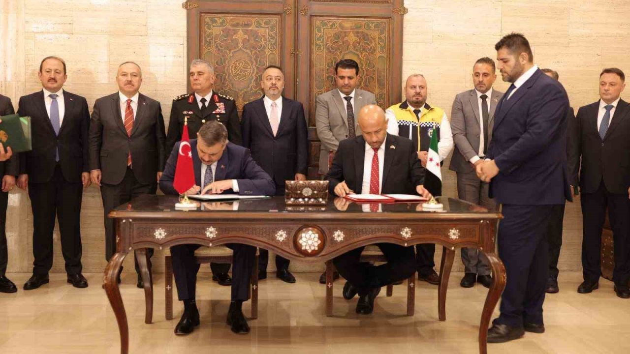 Türkiye ve Suriye arasında afet ve acil durum alanında mutabakat zaptı imzalandı