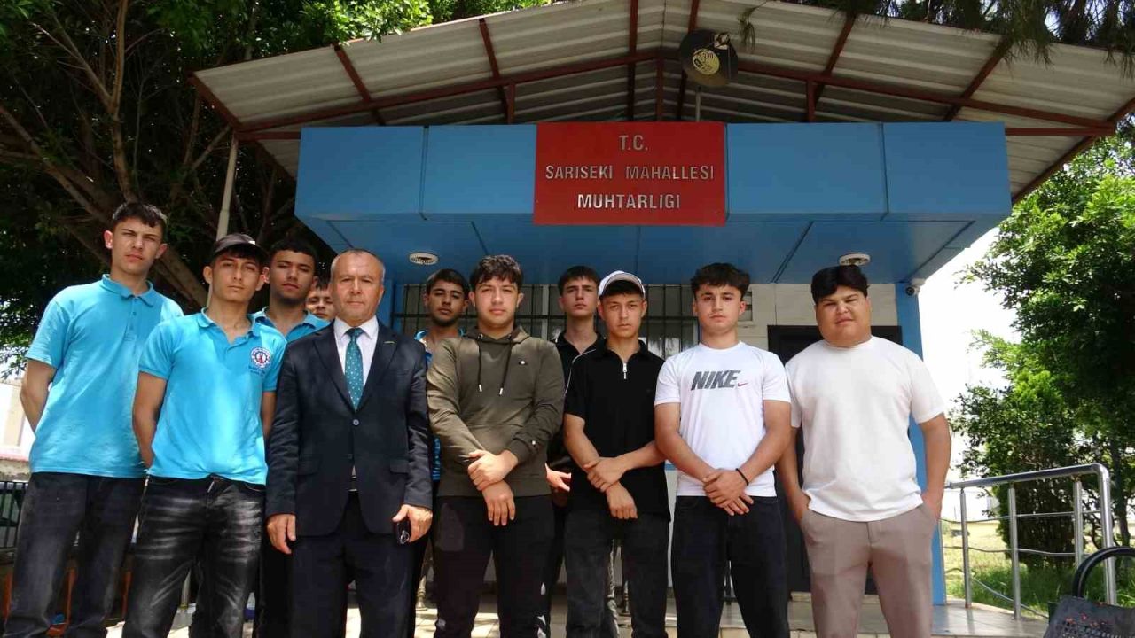 ’Uyuşturucuya hayır’ diyen muhtar ve mahallenin gençleri birlikte kısa film çekti