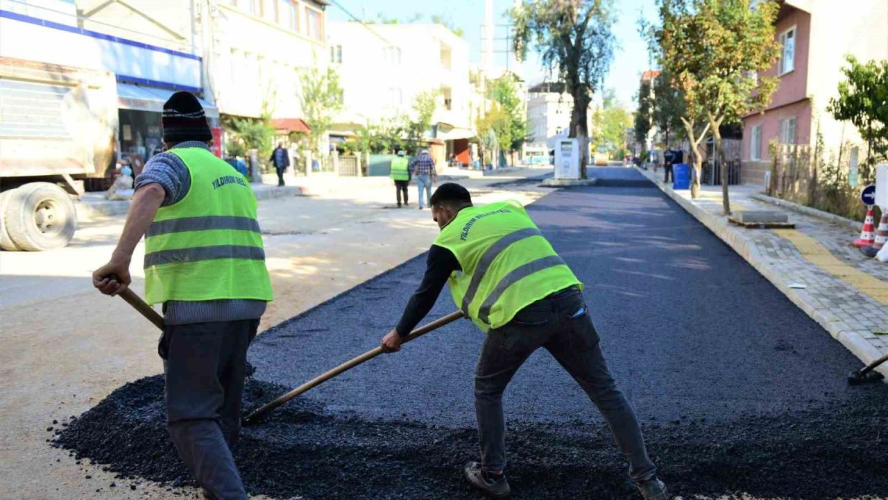 Yıldırım’da yollar yenileniyor ulaşım rahatlıyor