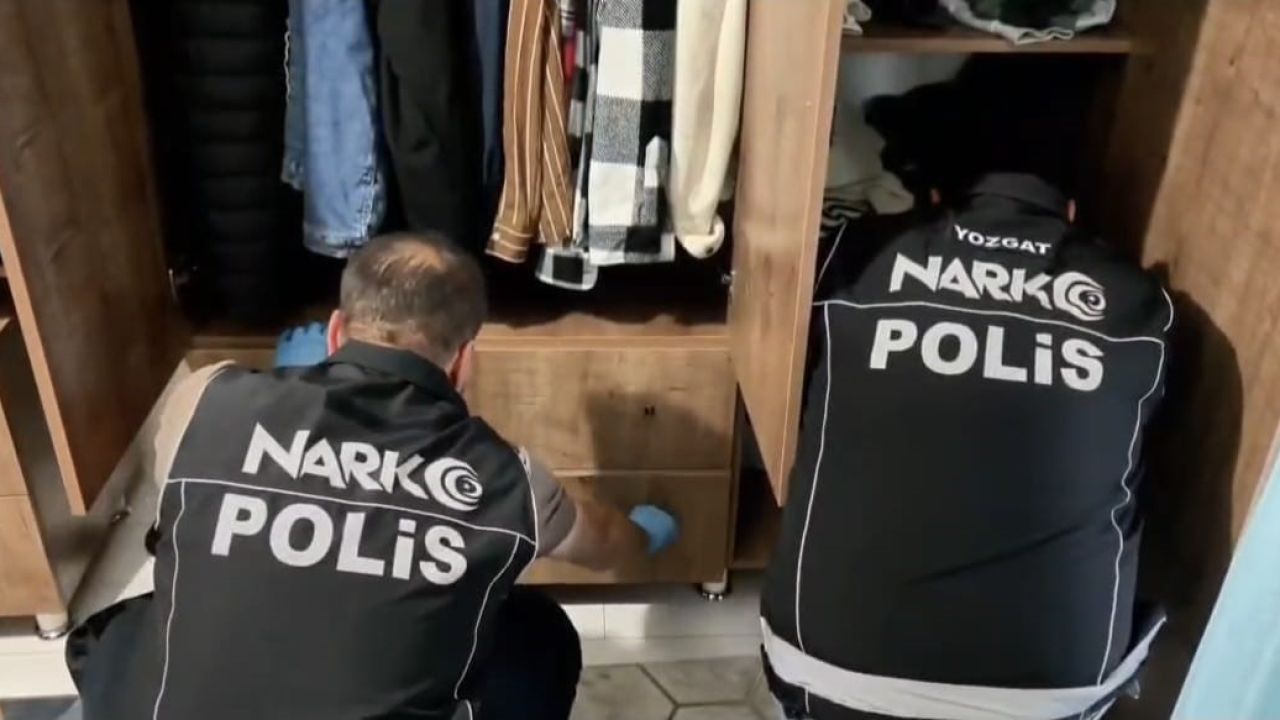 Yozgat’ta uyuşturucu operasyonunda 4 gözaltı