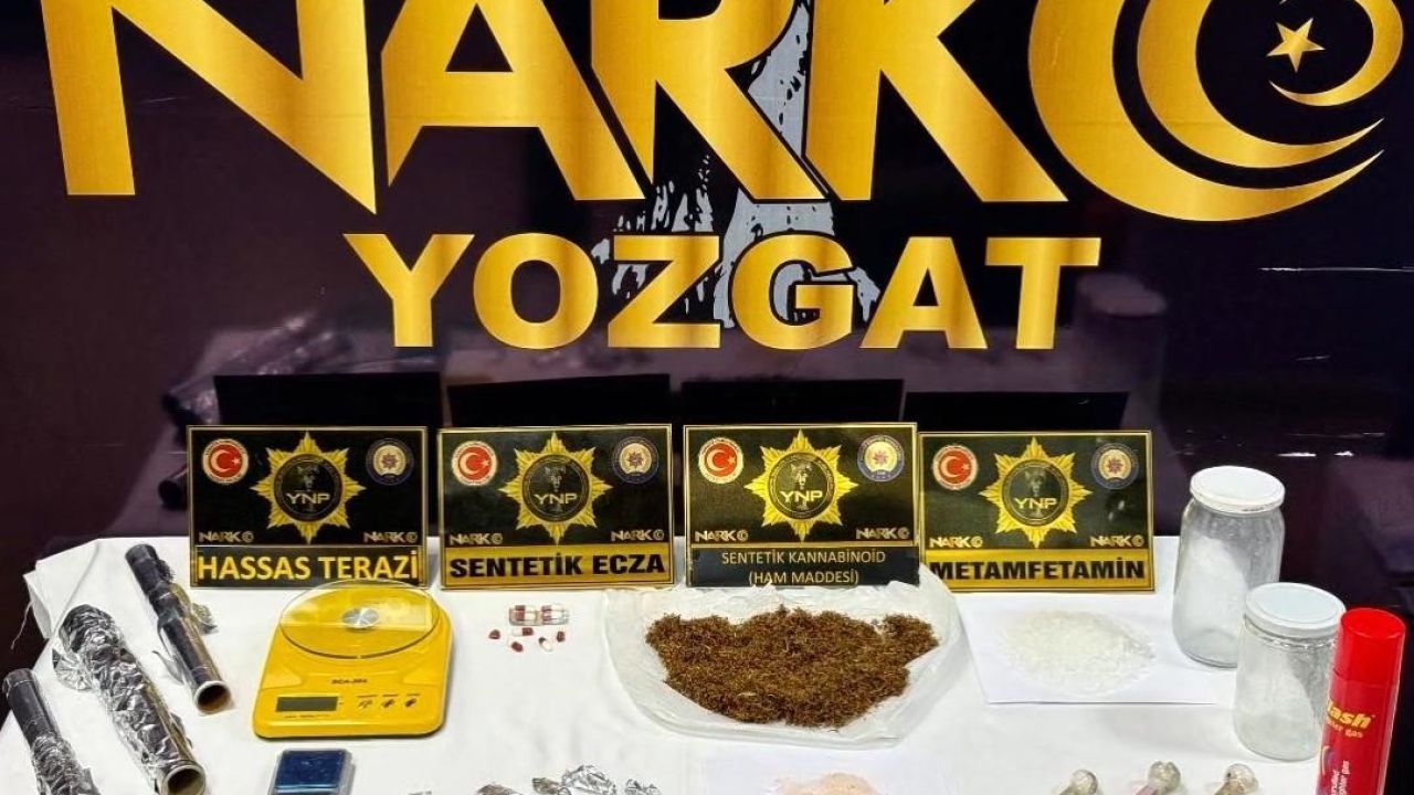 Yozgat’taki uyuşturucu operasyonunda 1 kişi tutuklandı
