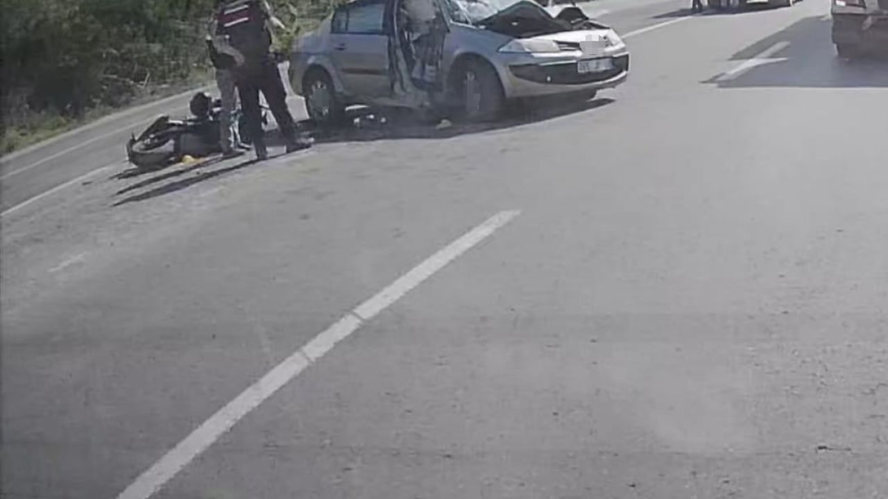 Zonguldak’ta otomobille çarpışan motosikletin sürücüsü hayatını kaybetti