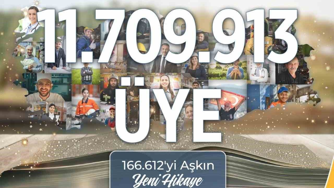 AK Parti 11 milyon 709 bin 913 üyeye ulaştı